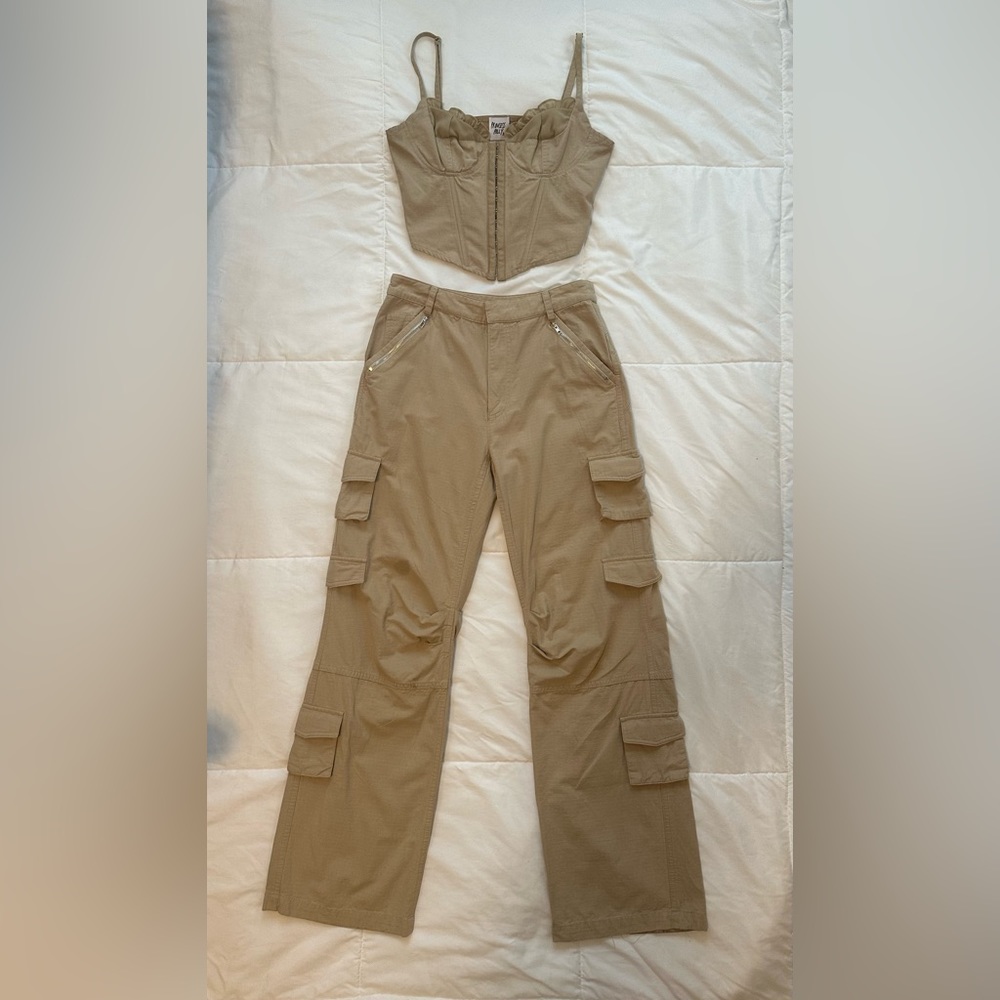 Princess Polly Taupe Tank and Pant Set